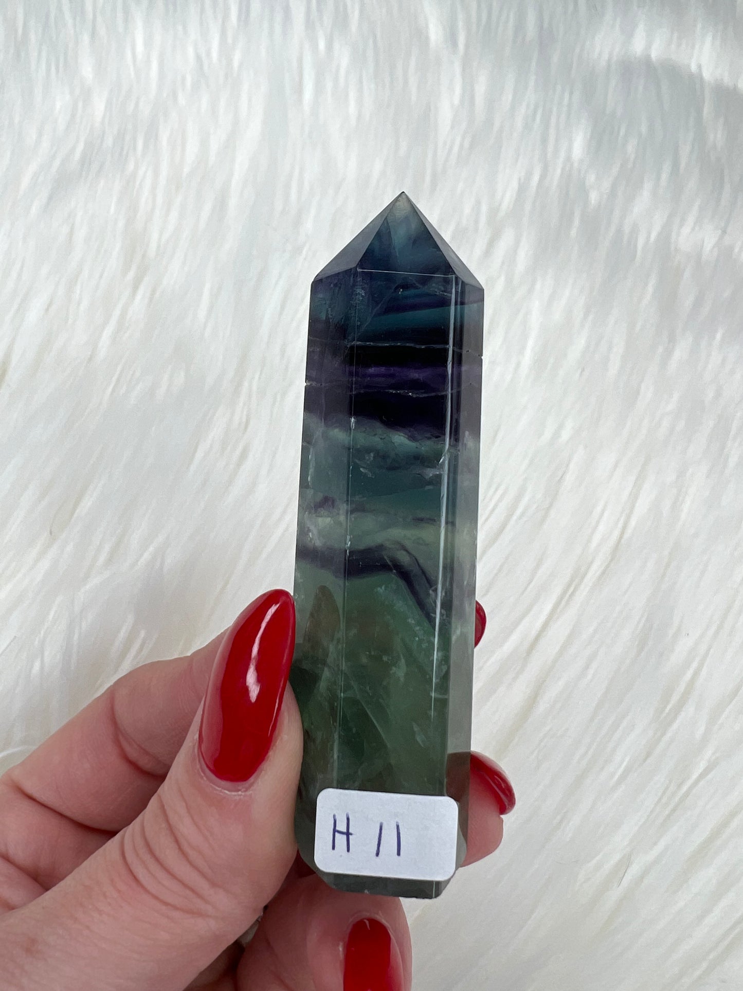 Rainbow Fluorite Towers (small)