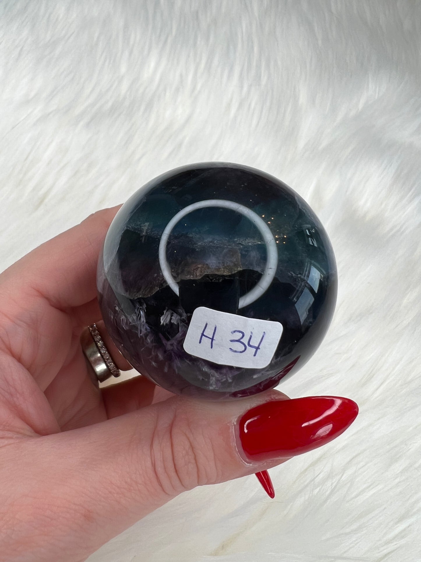 Rainbow Fluorite Spheres (small)