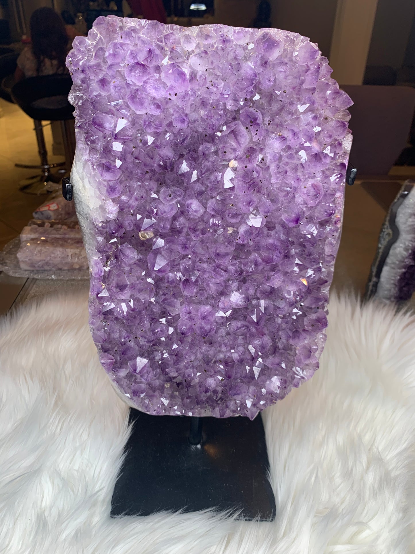 Amethyst Geode on stand