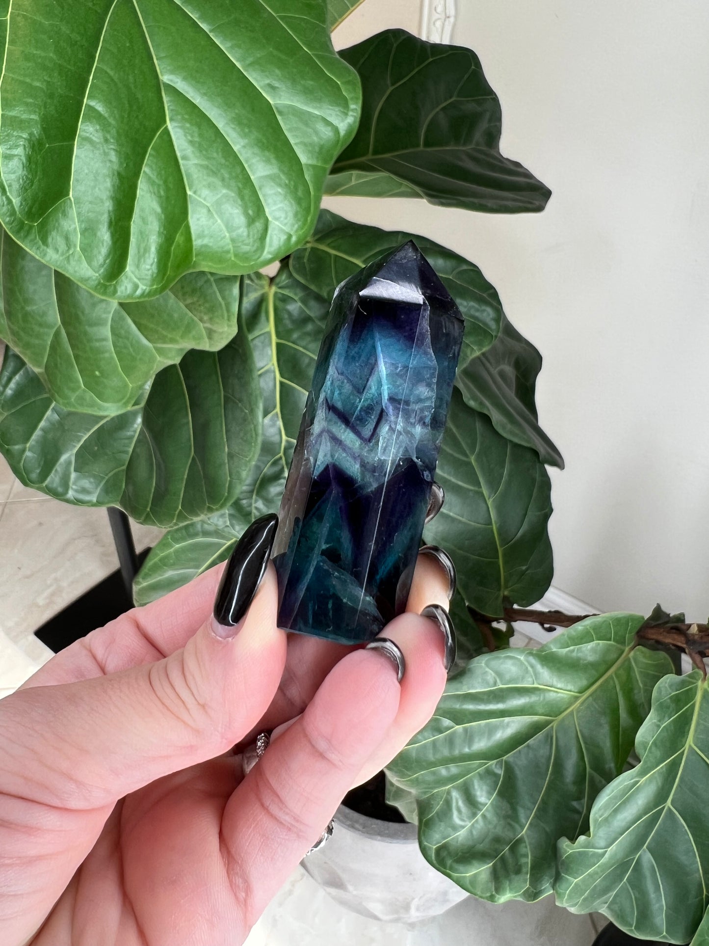 Rainbow Fluorite Towers (small)