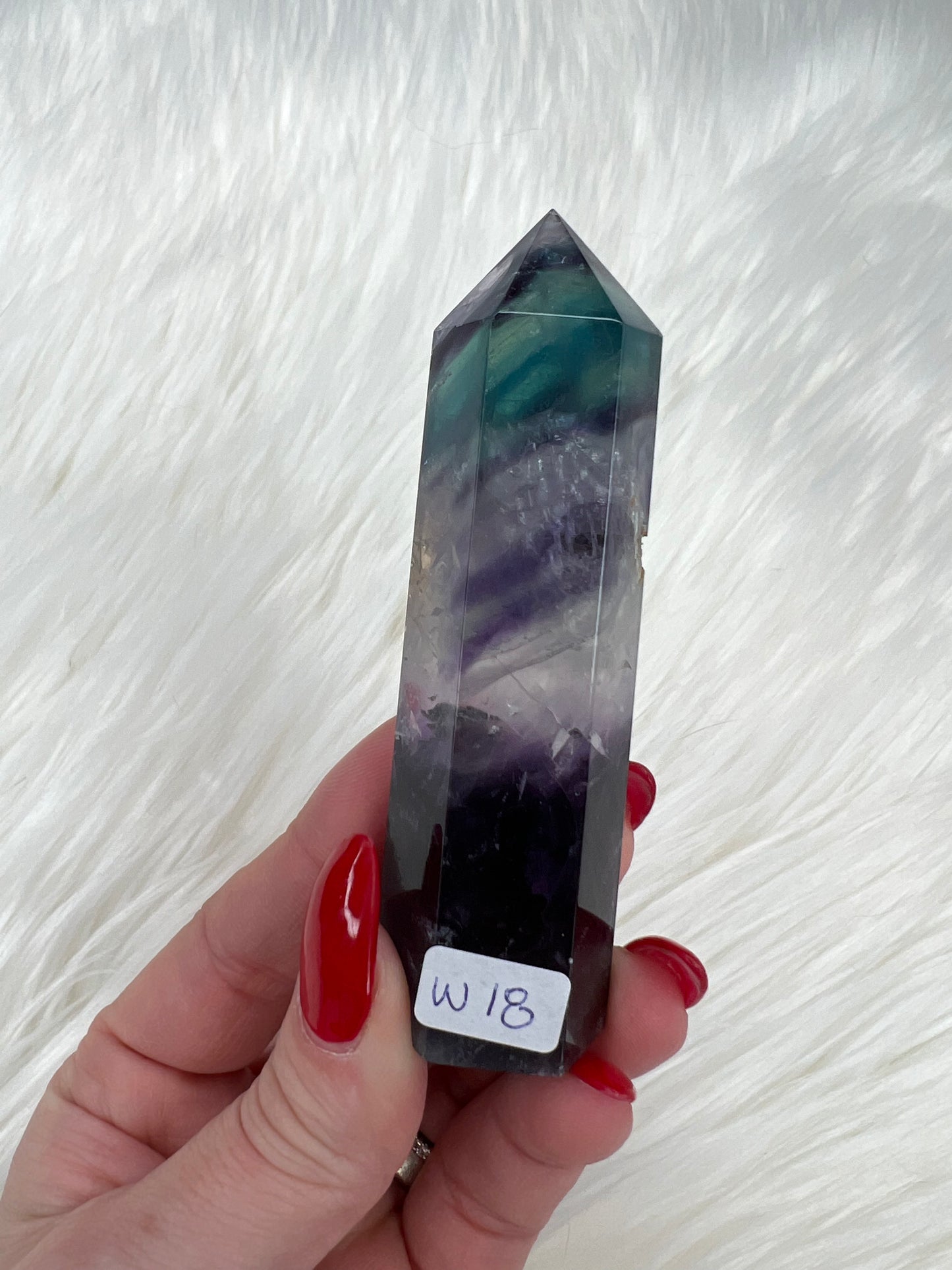 Rainbow Fluorite Towers (small)