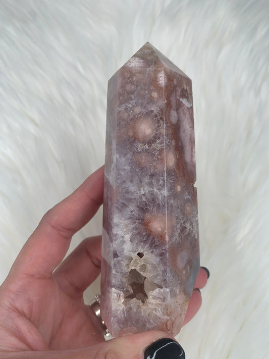 Amethyst X Flower Agate Towers (Part 1)