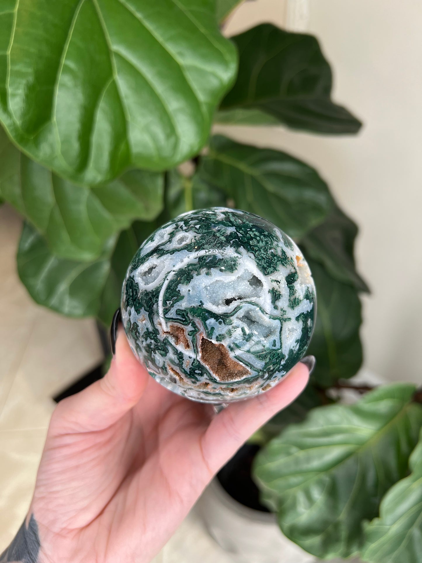 Moss Agate Spheres