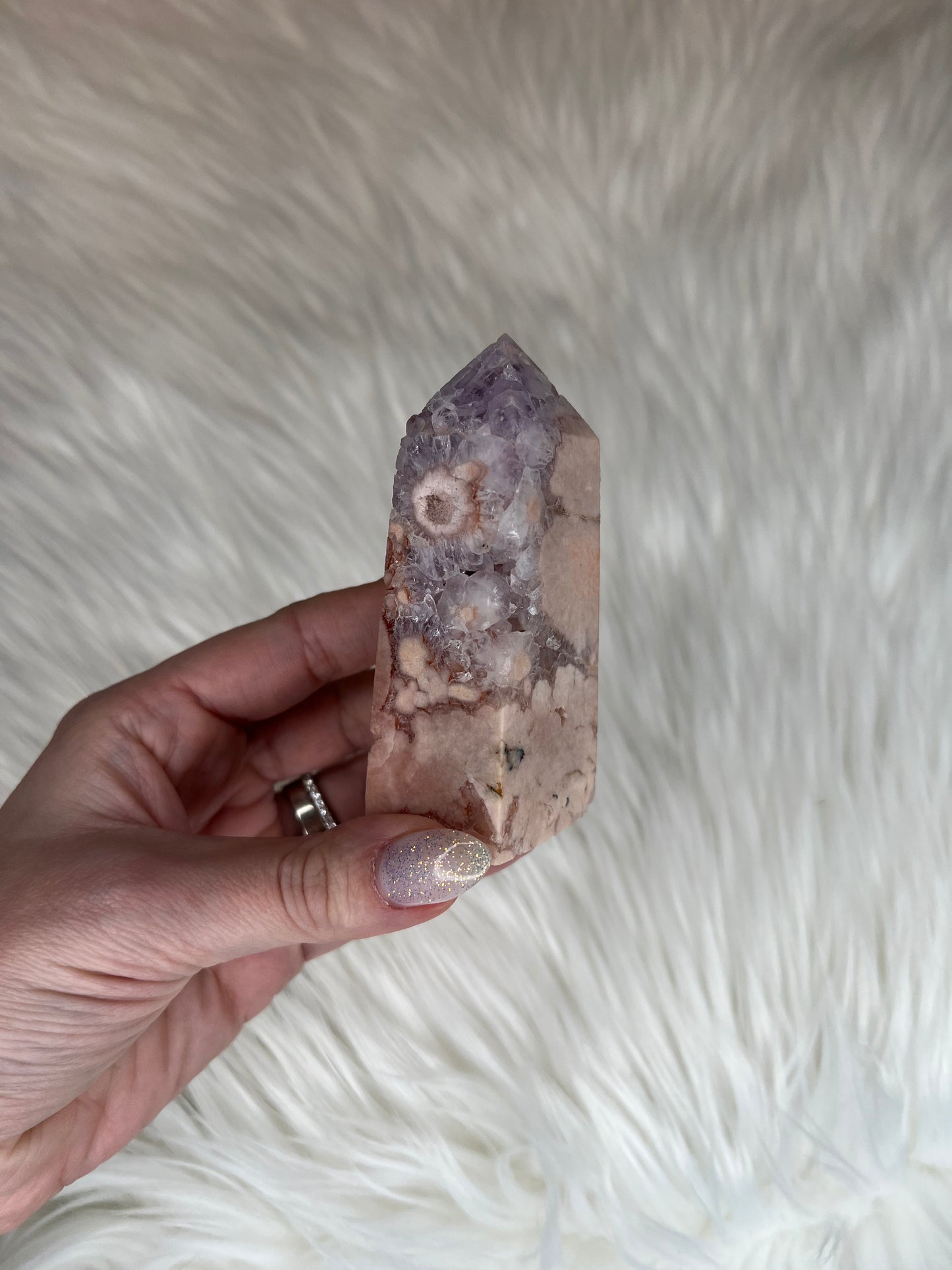 Amethyst X Flower Agate Towers (Part 1)