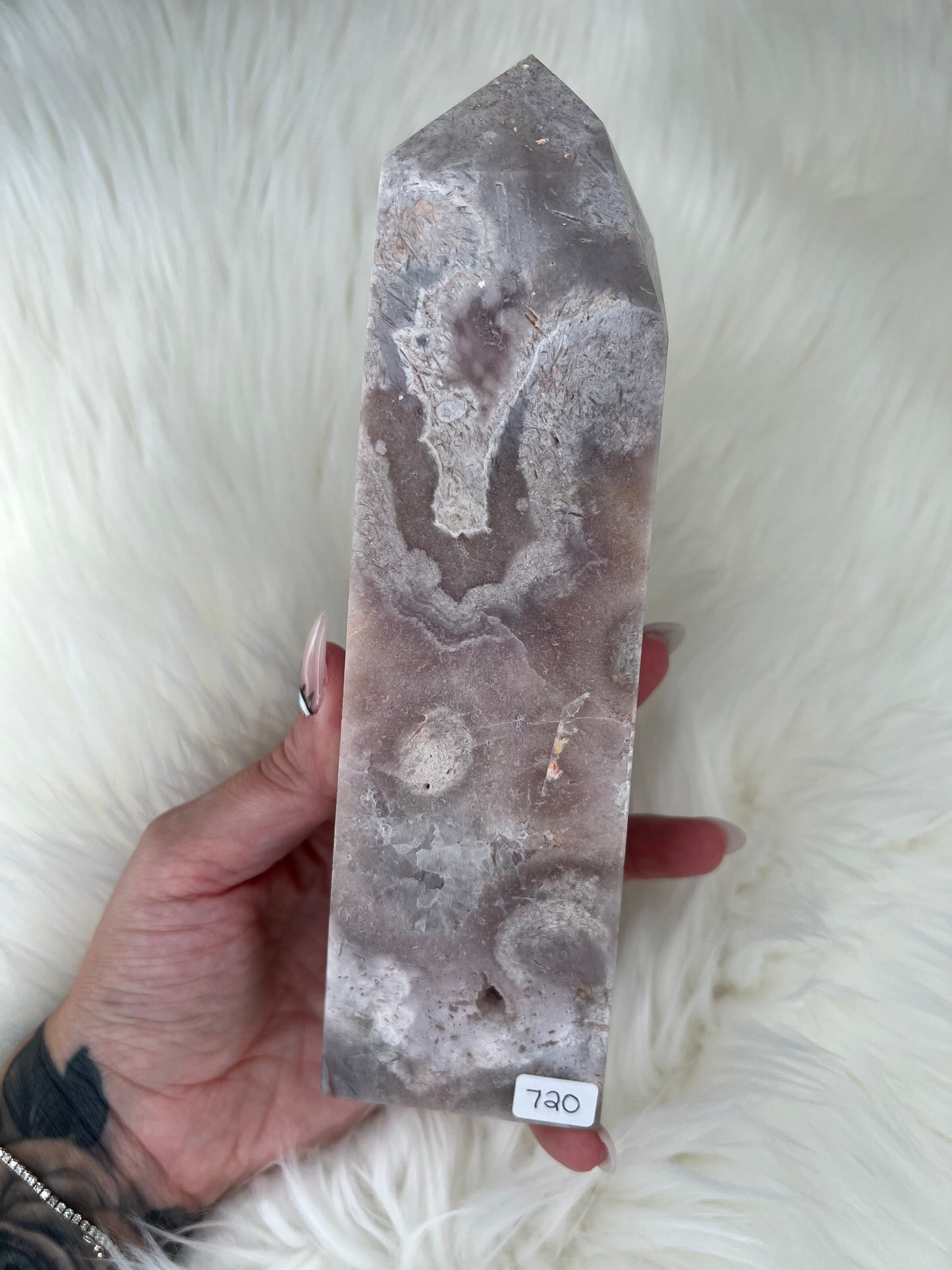 LUXE Pink Amethyst Tower