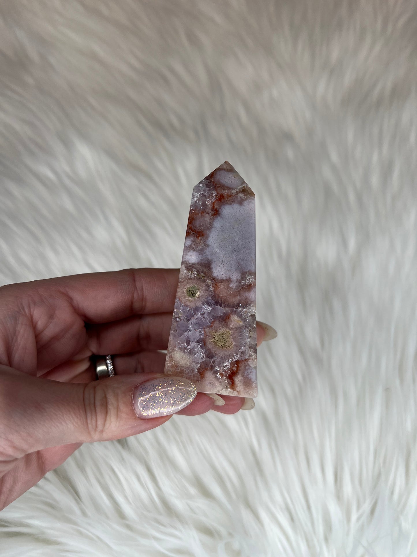 Amethyst X Flower Agate Towers (Part 1)