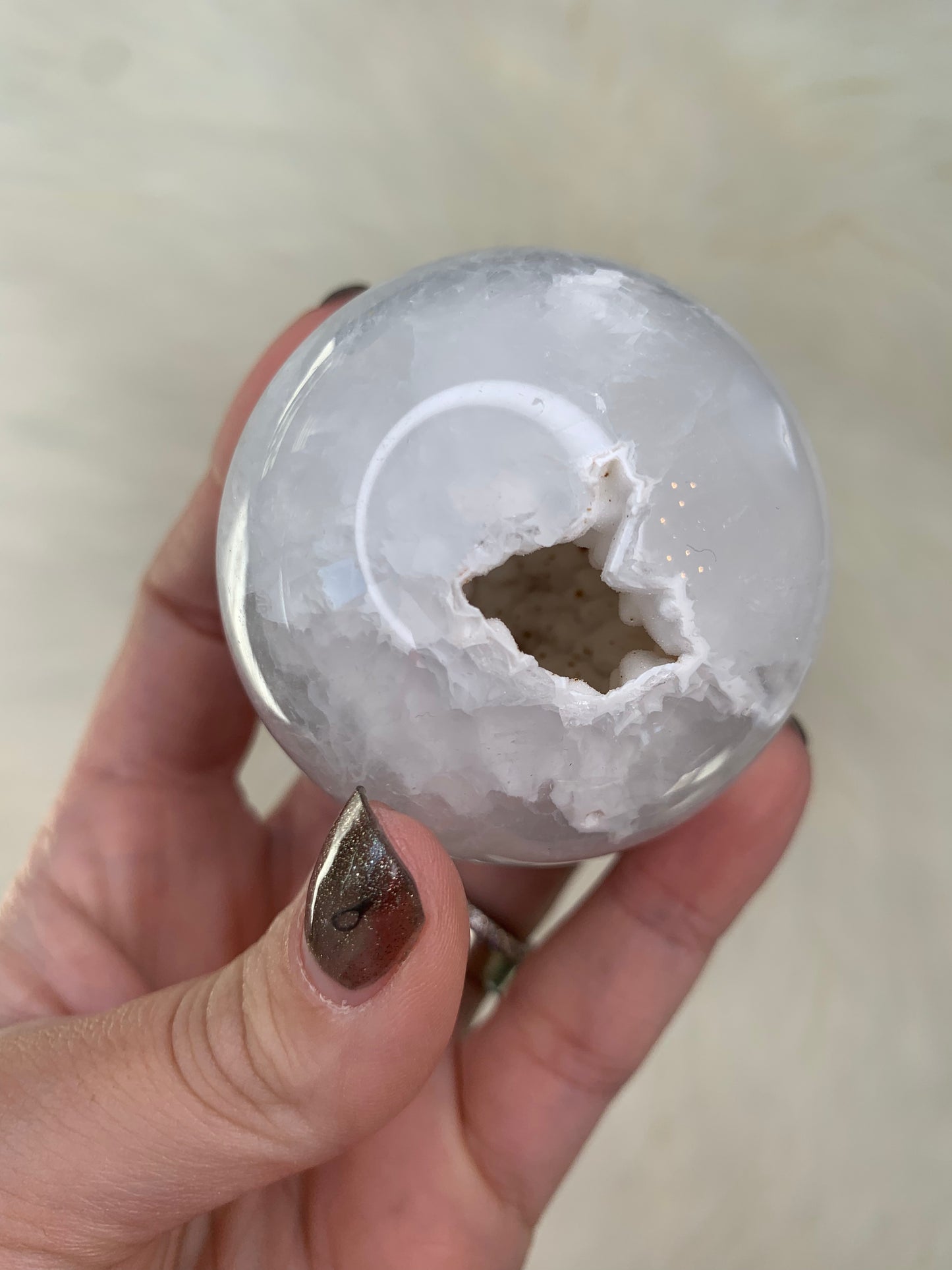 Agate X Quartz Spheres