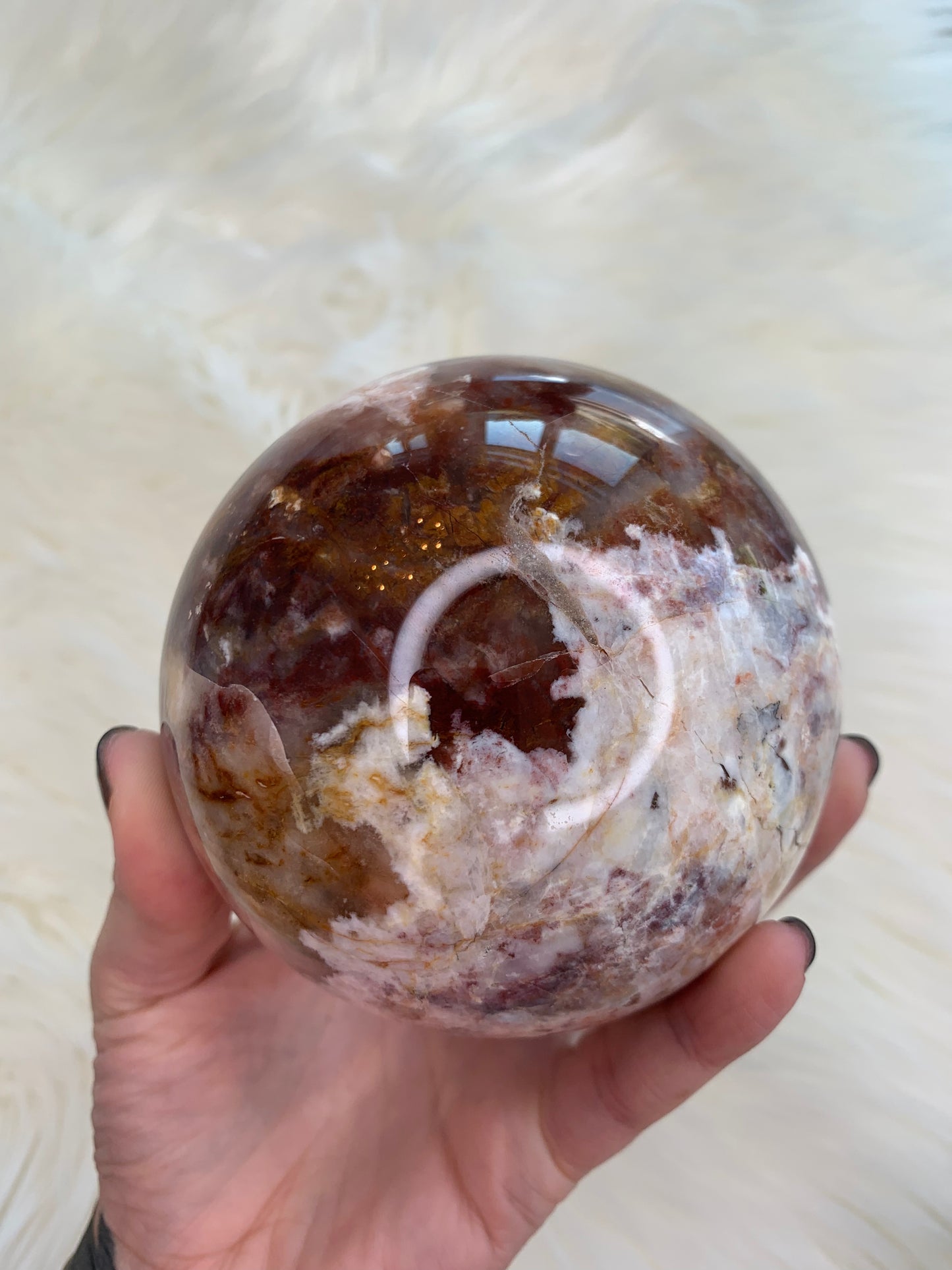 Pink Agate Spheres