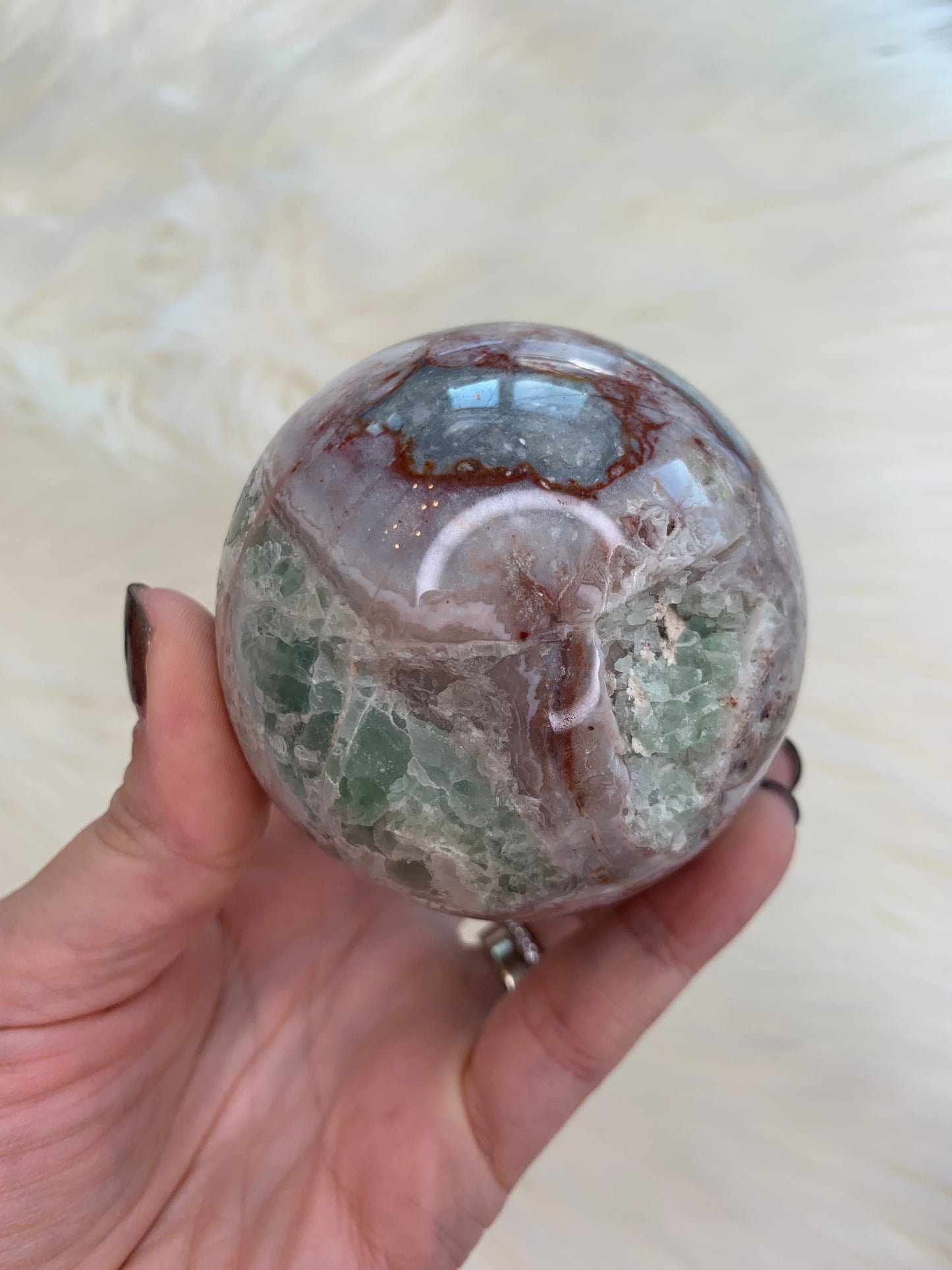 Pink Agate Spheres