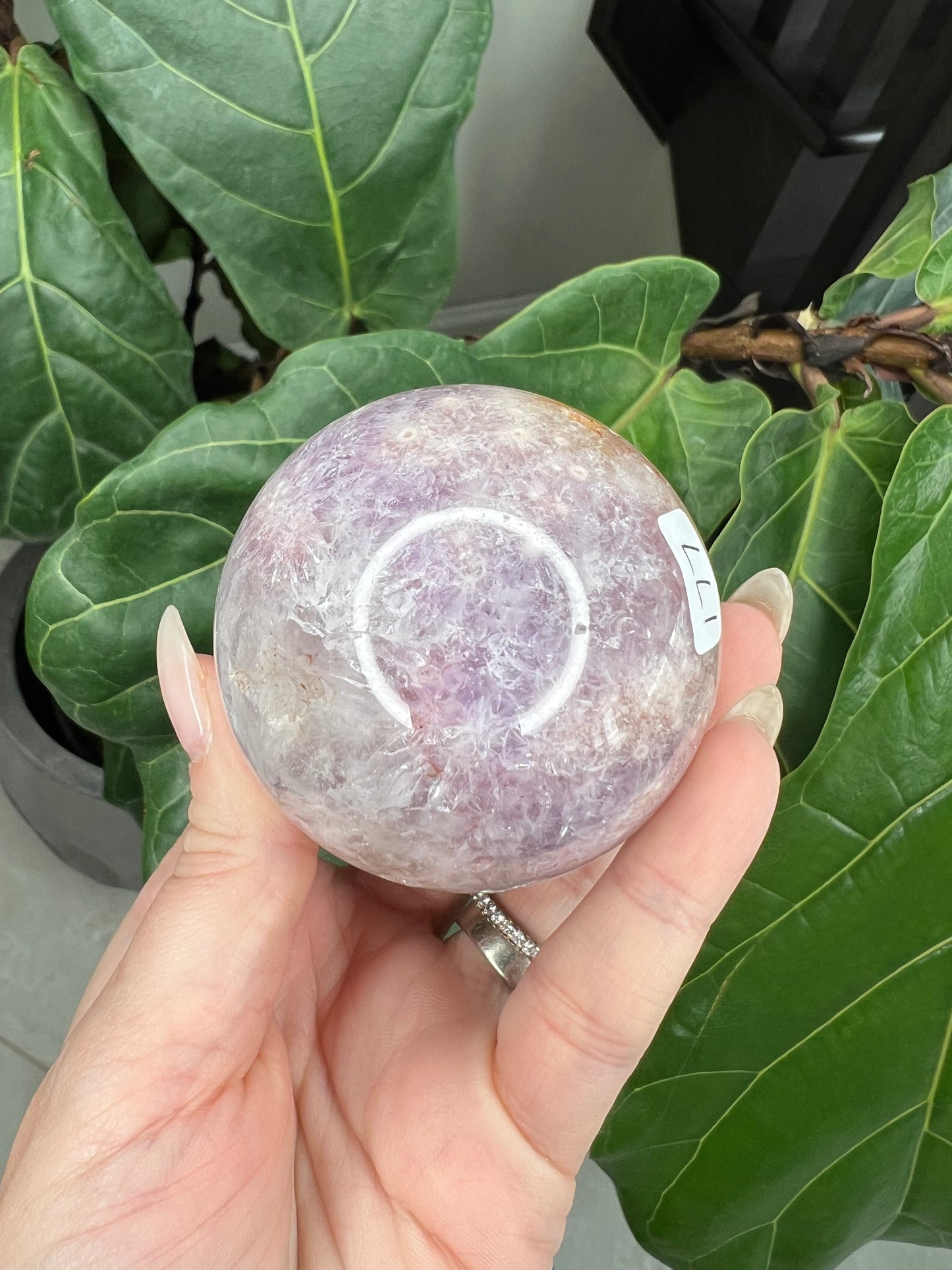 Lilac Pink Amethyst Sphere