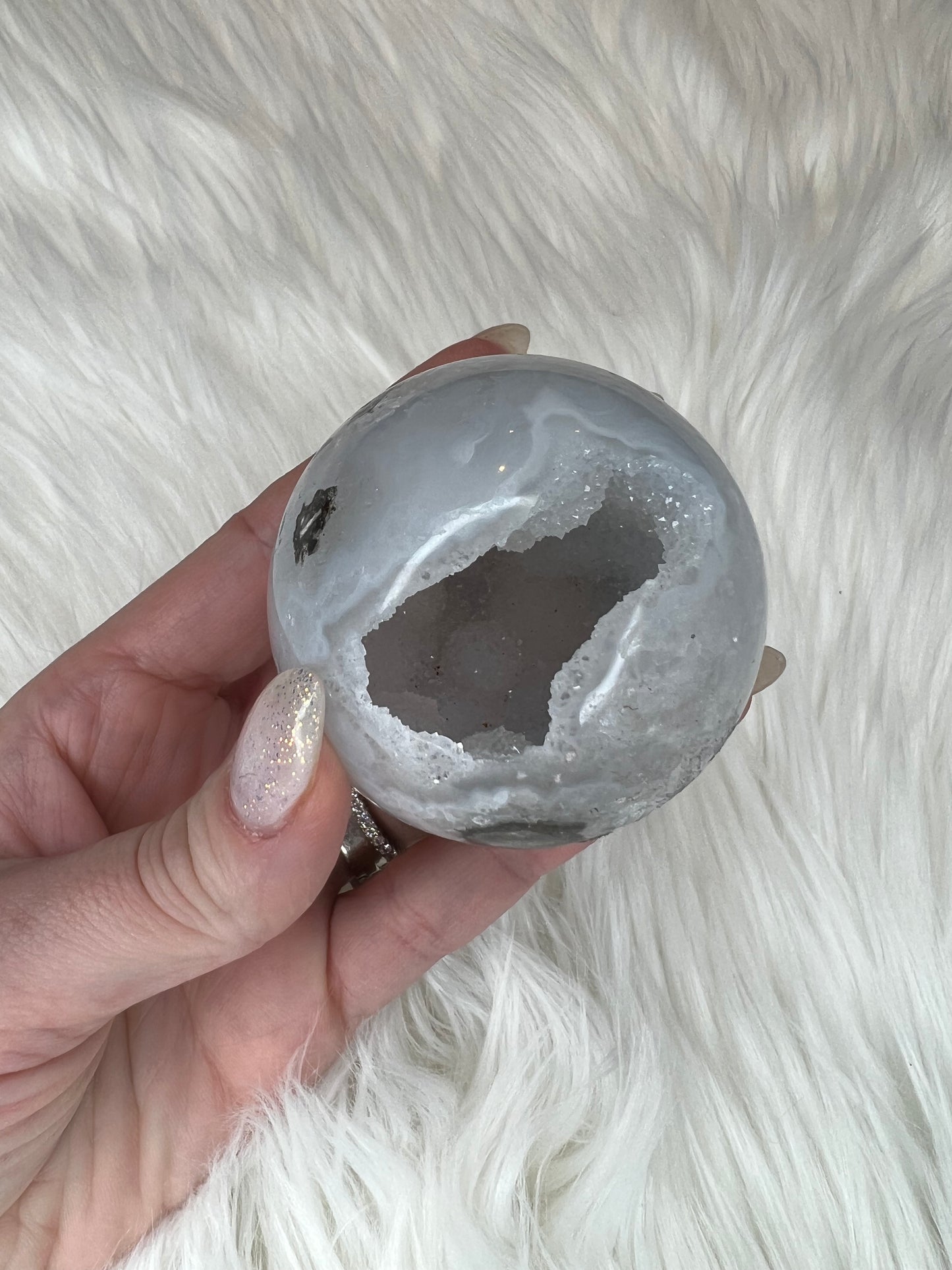 Agate X Quartz Spheres