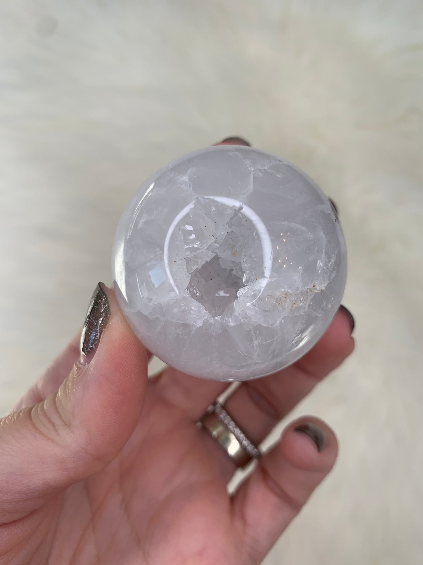 Agate X Quartz Spheres
