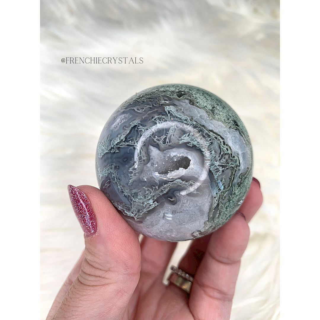 Moss Agate Spheres