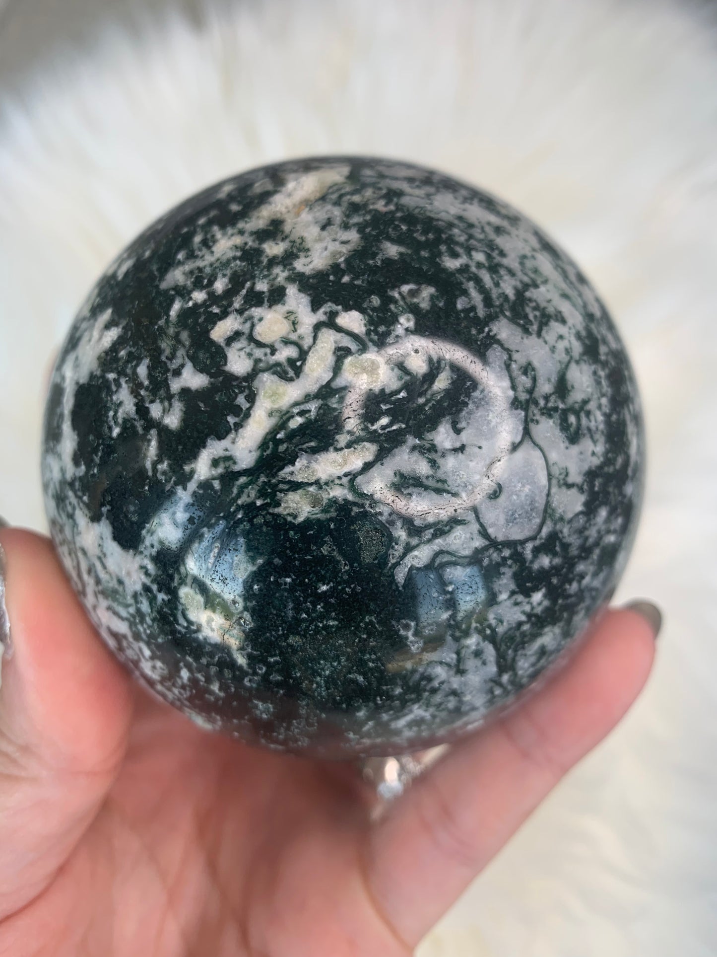 Moss Agate Spheres
