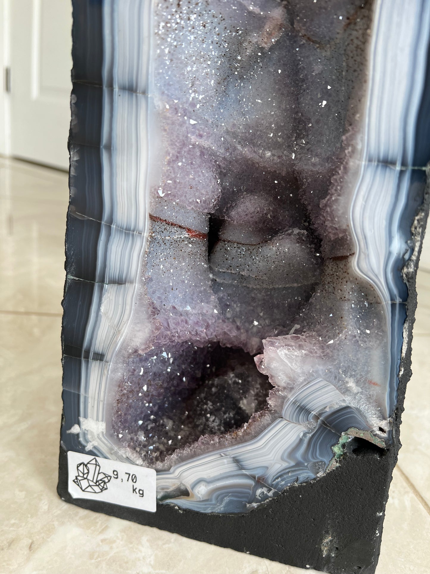 Agate X Amethyst Geode Cathedral