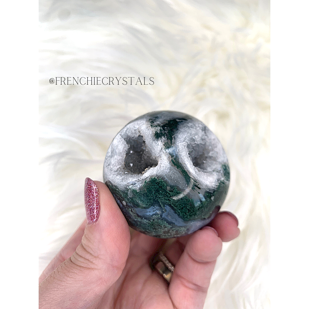 Moss Agate Spheres