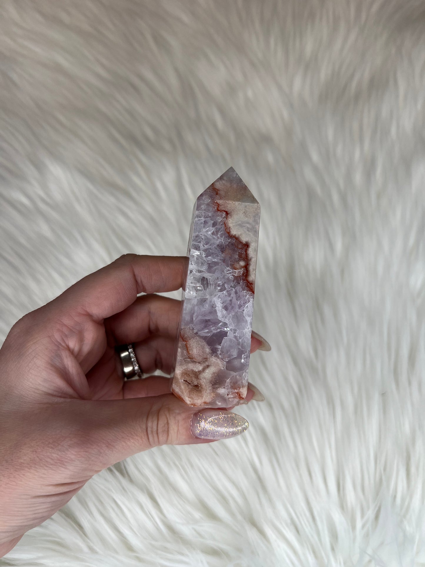 Amethyst X Flower Agate Towers (Part 1)