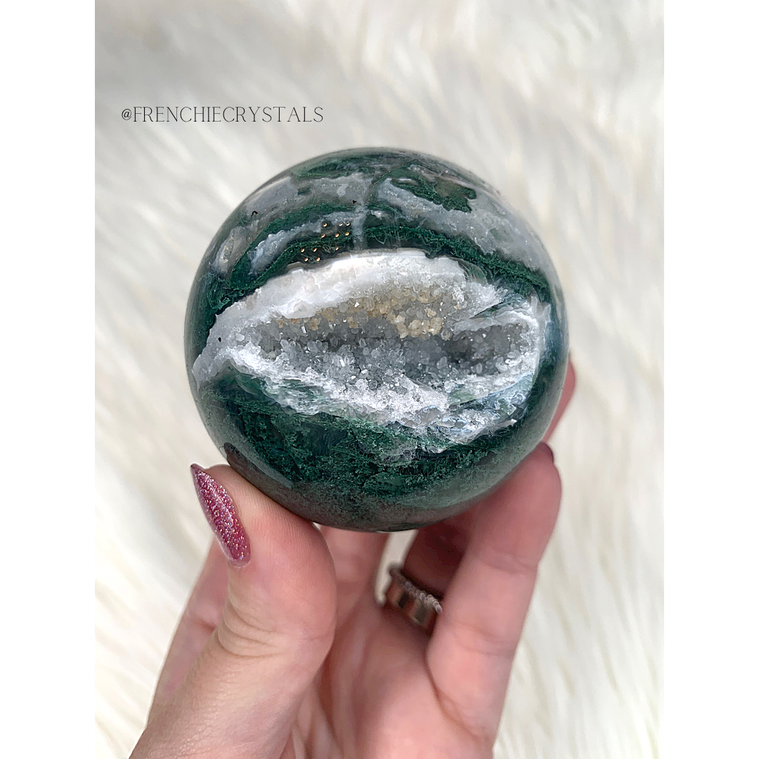Moss Agate Spheres