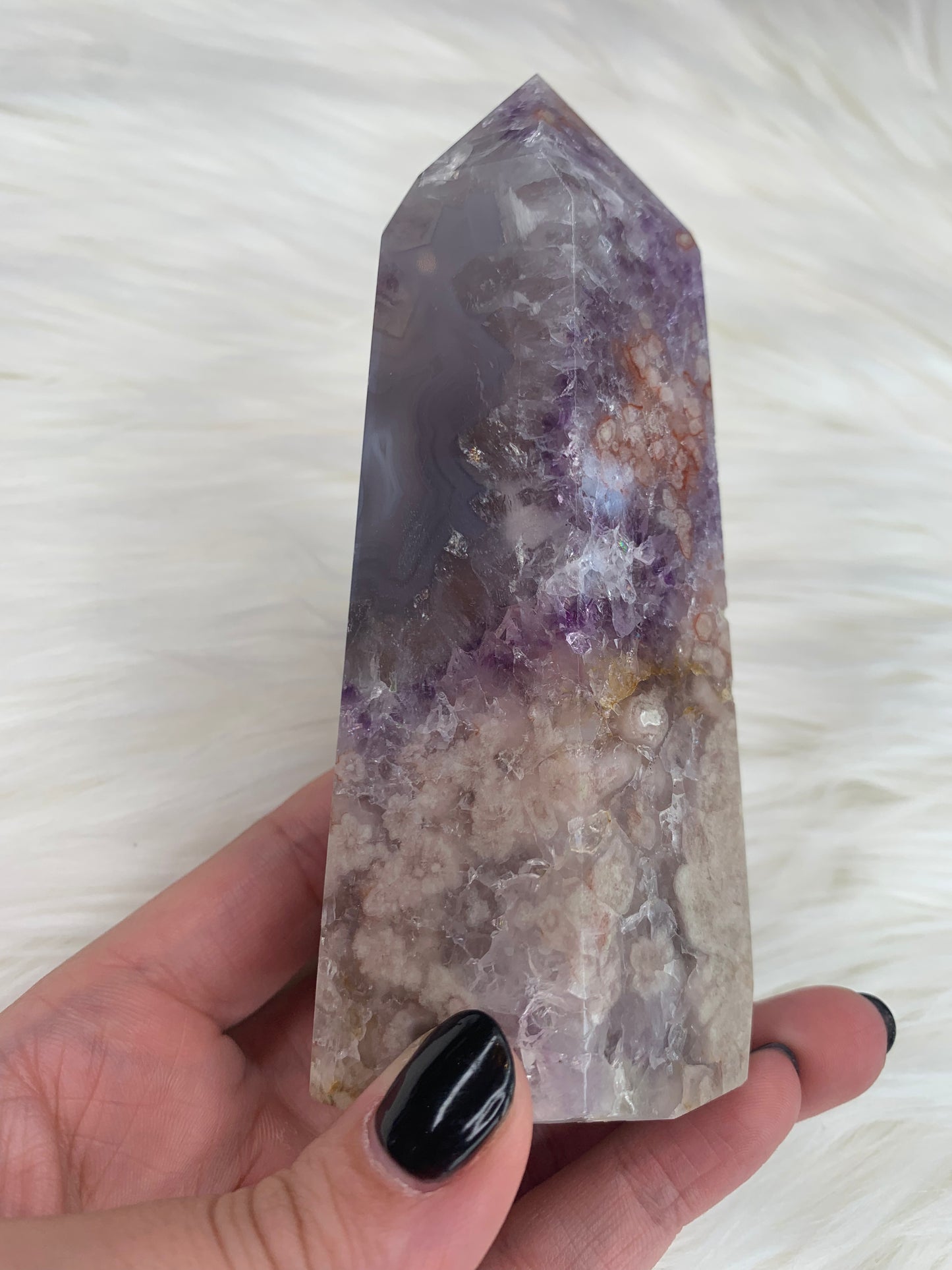 Amethyst X Flower Agate Towers (Part 1)