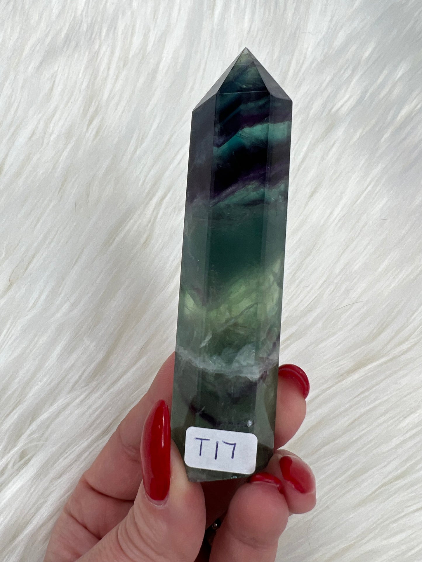 Rainbow Fluorite Towers (small)