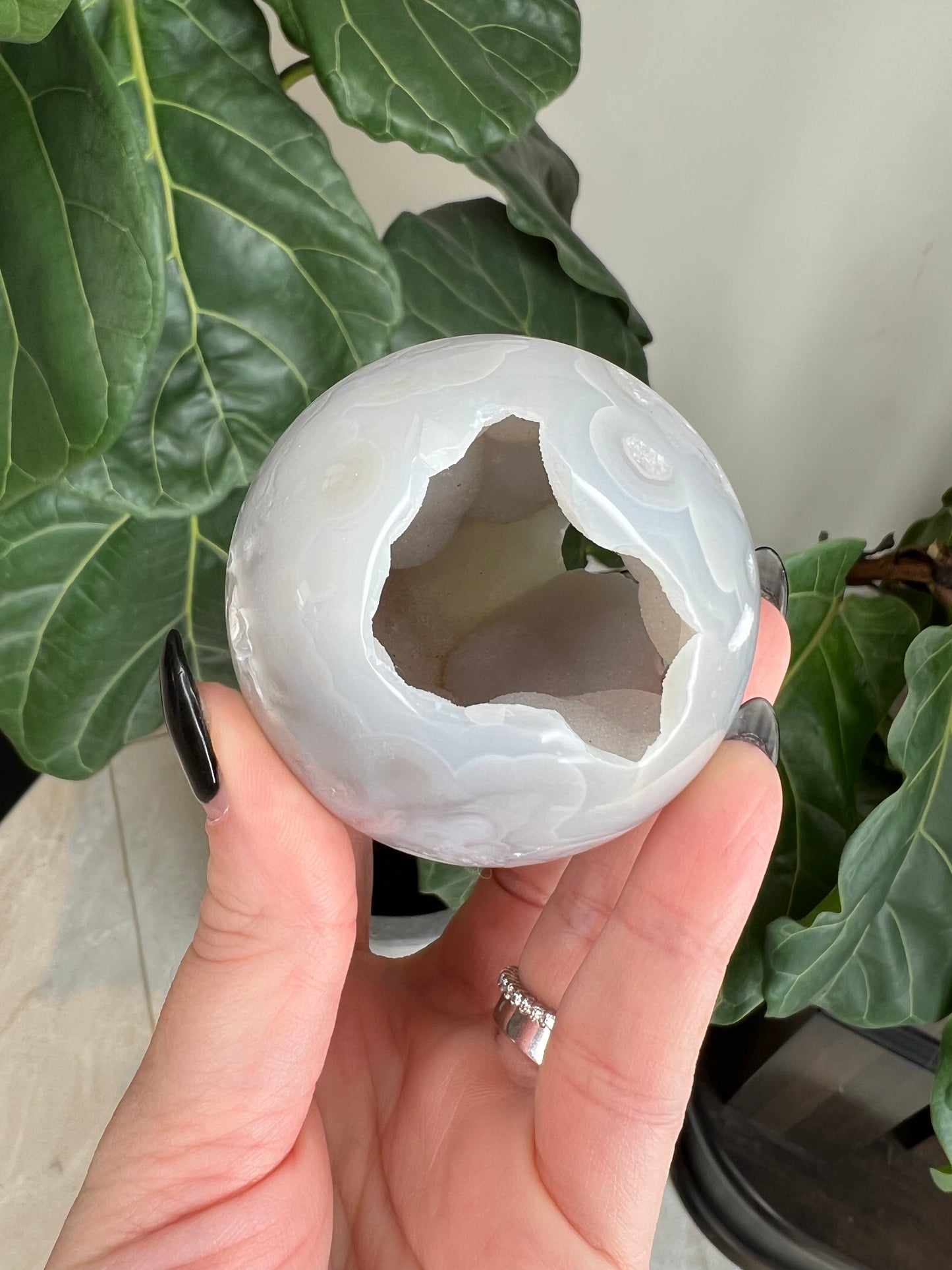 Agate X Quartz Spheres