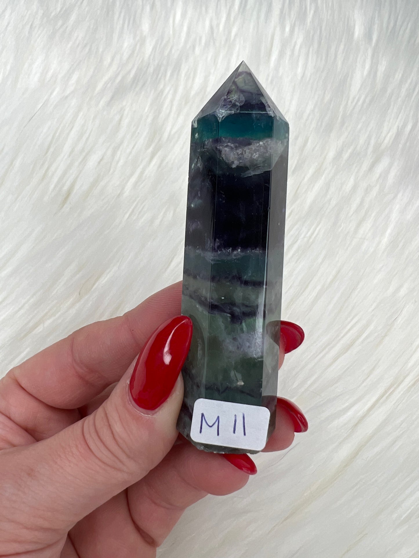 Rainbow Fluorite Towers (small)