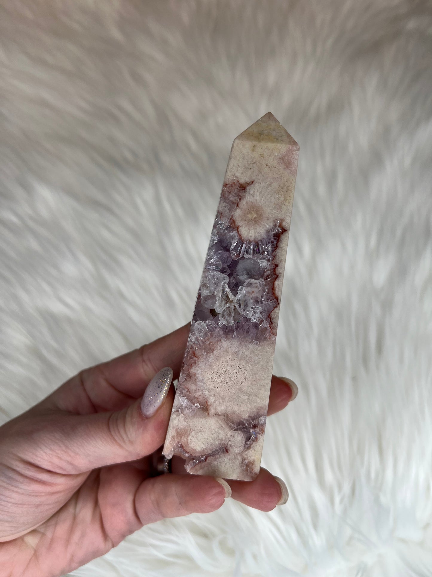 Amethyst X Flower Agate Towers (Part 2)