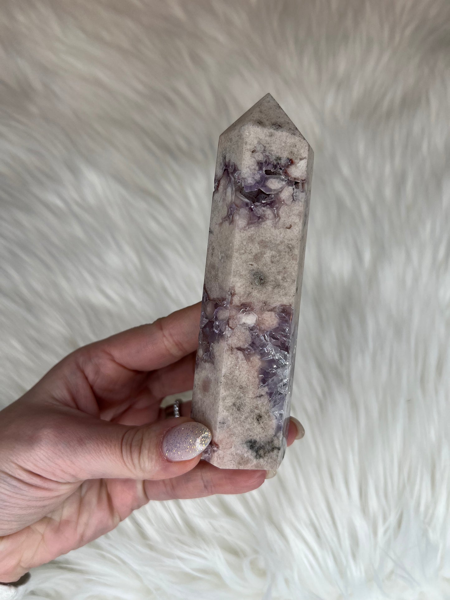 Amethyst X Flower Agate Towers (Part 2)