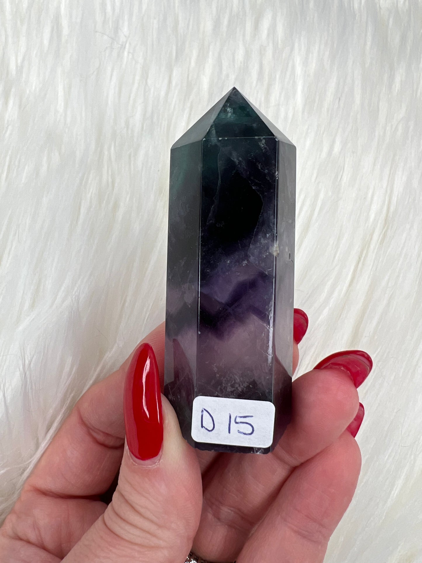 Rainbow Fluorite Towers (small)