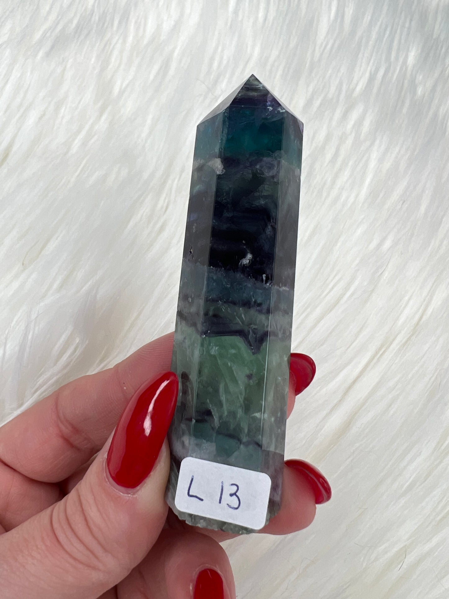 Rainbow Fluorite Towers (small)