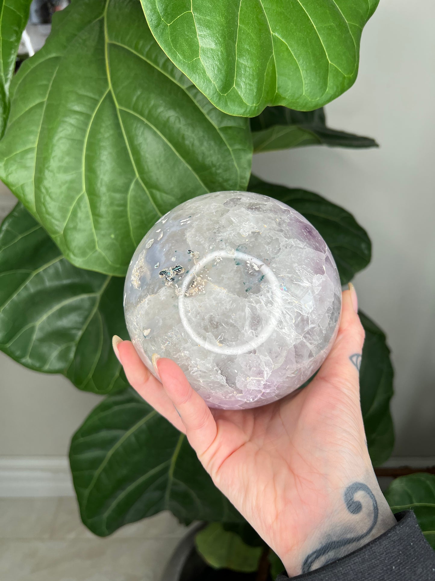 Amethyst Druzy Sphere
