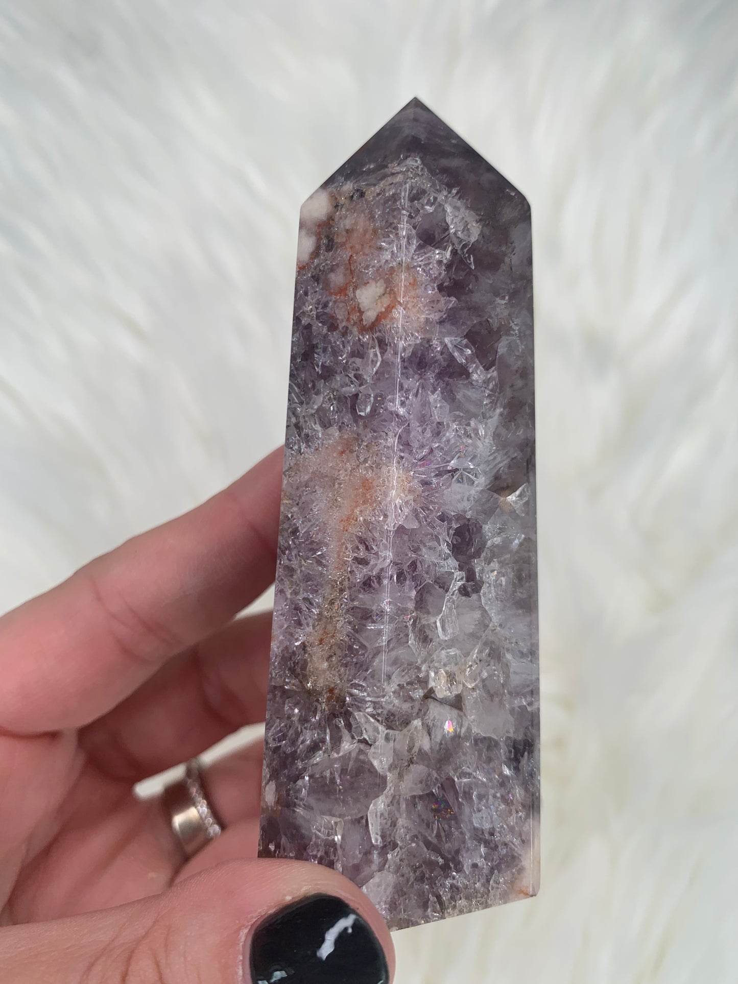 Amethyst X Flower Agate Towers (Part 1)