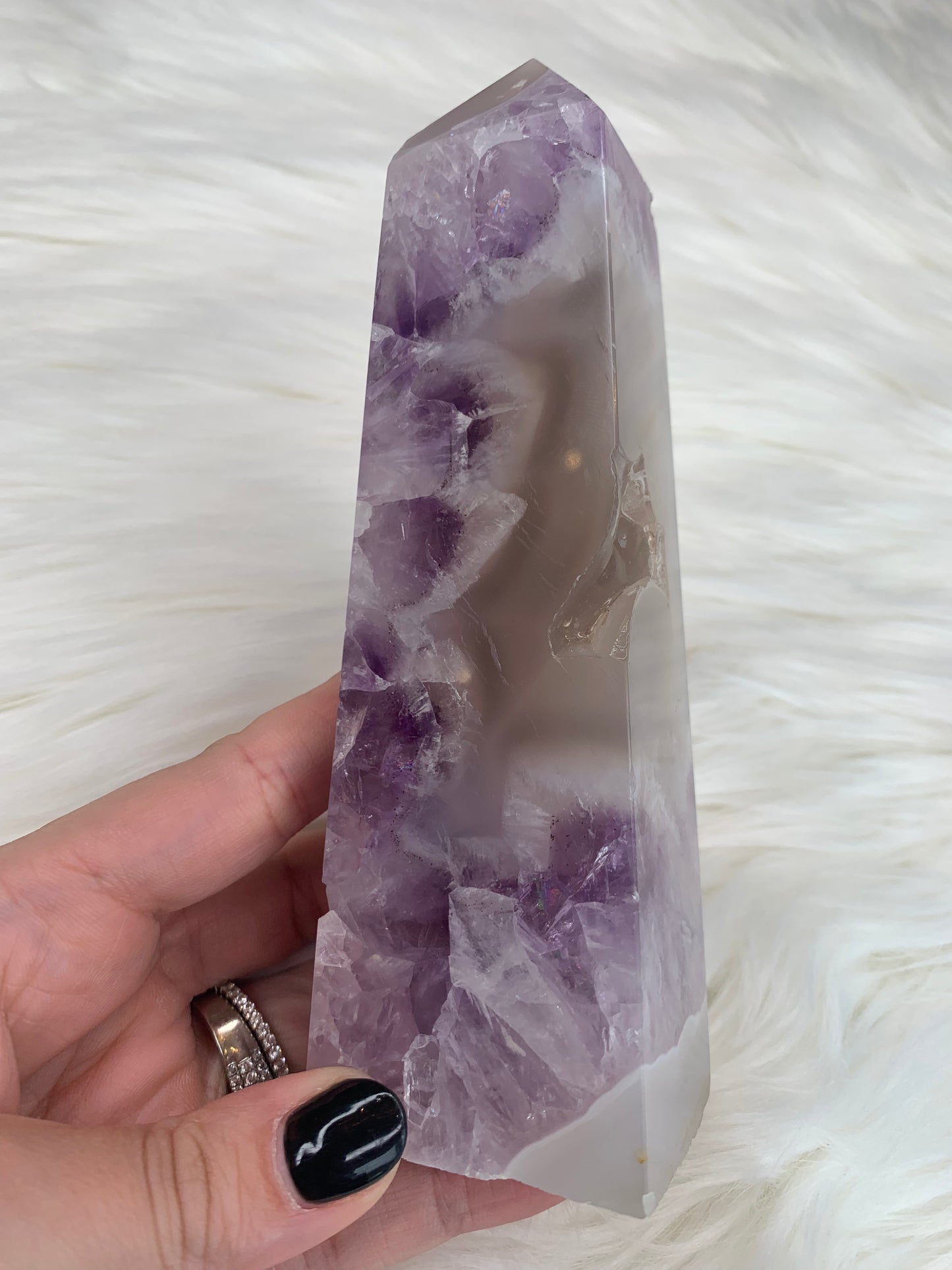 Amethyst X Flower Agate Towers (Part 1)