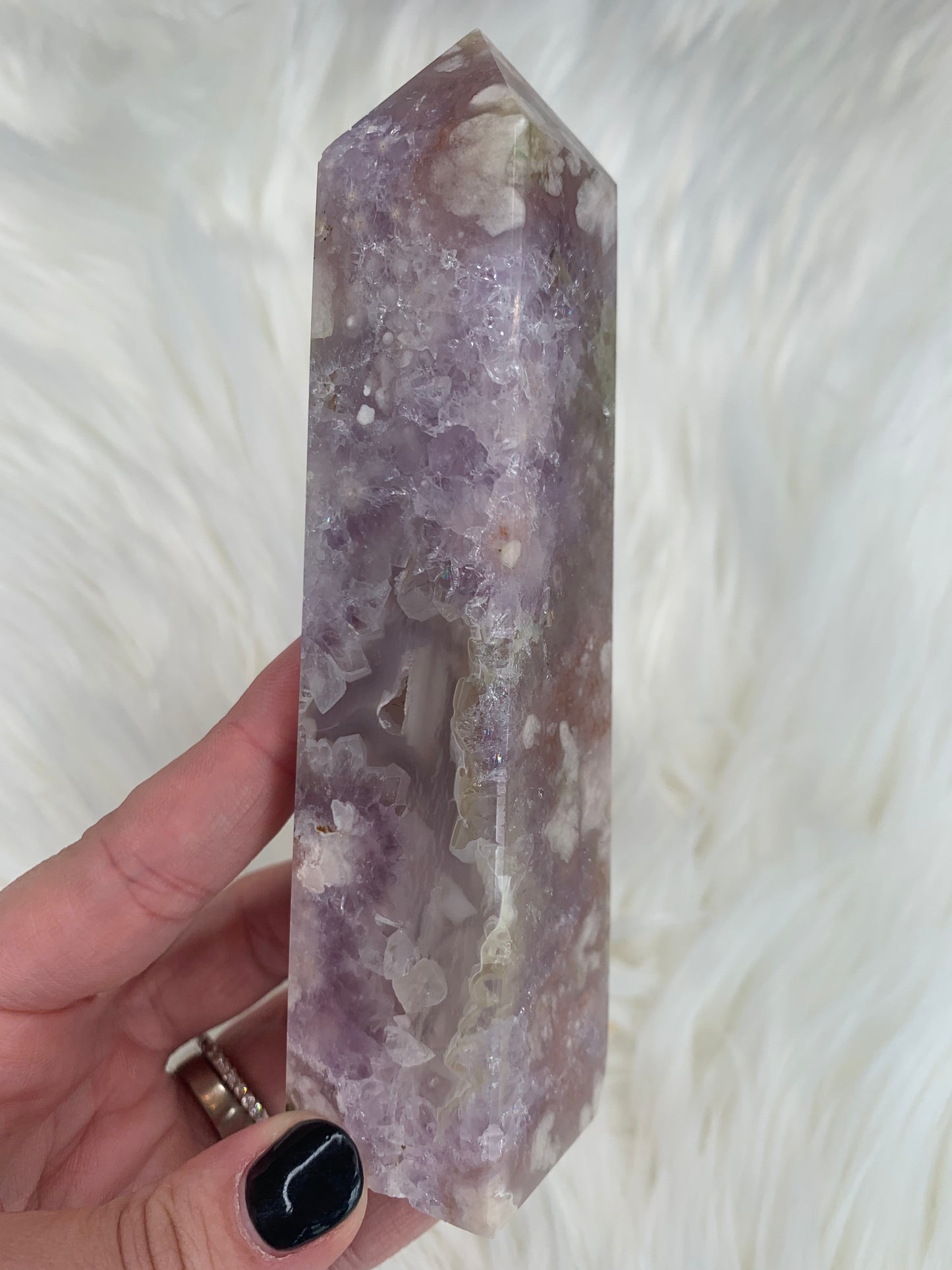 Amethyst X Flower Agate Towers (Part 1)