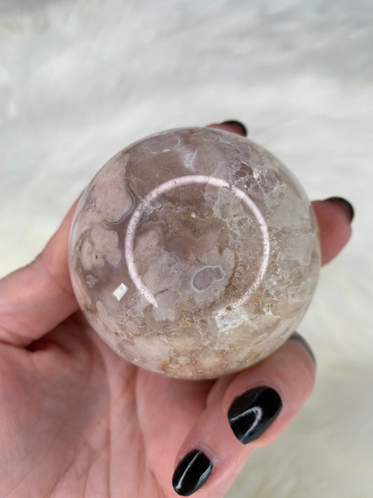 Flower Agate Sphere