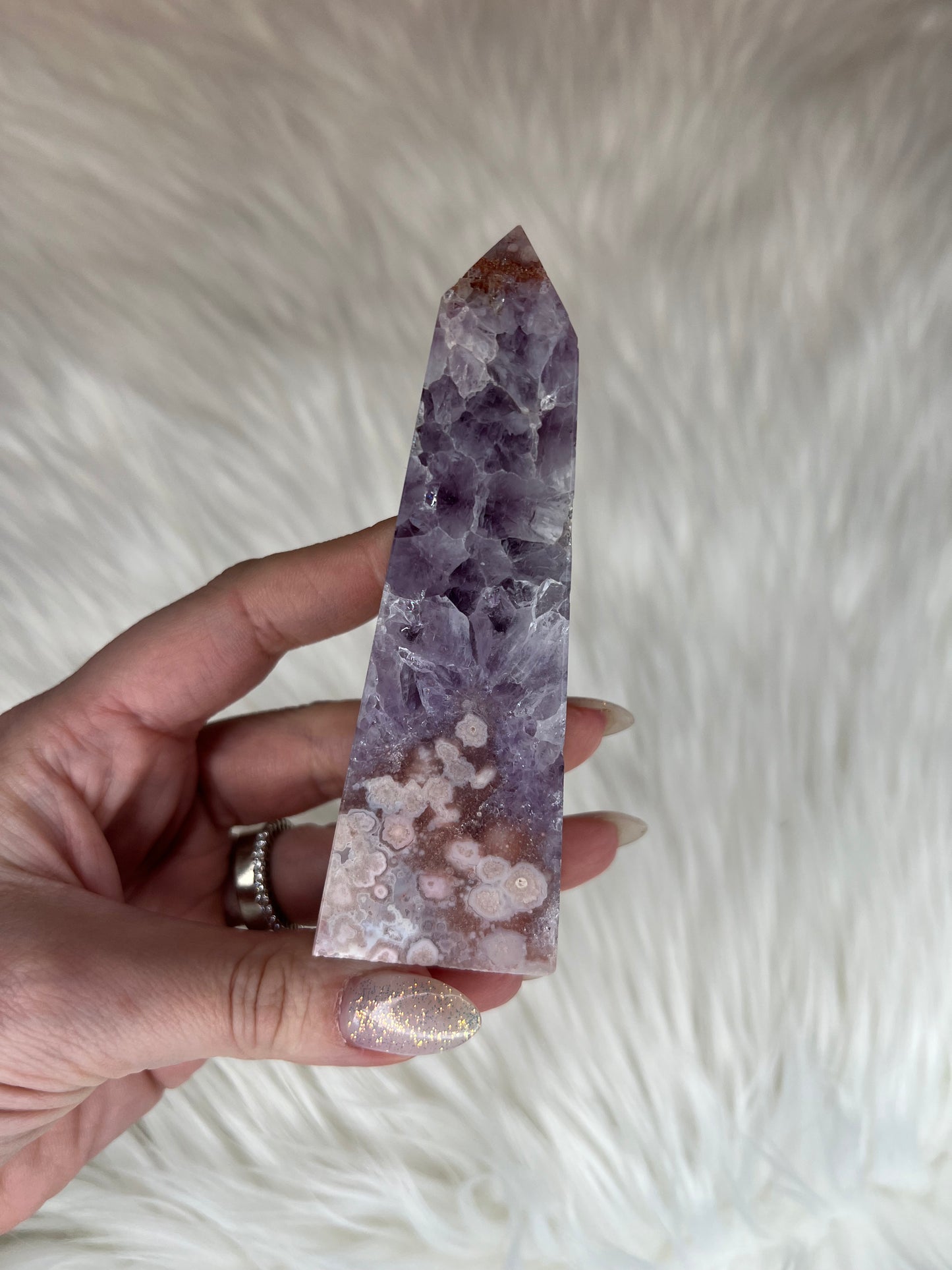 Amethyst X Flower Agate Towers (Part 2)