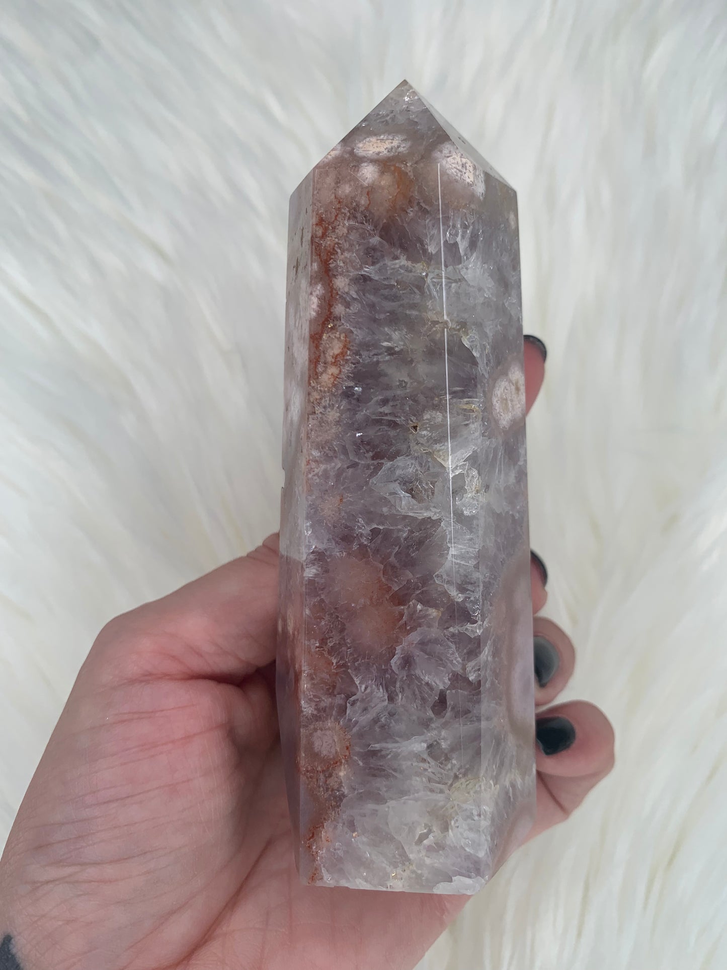 Amethyst X Flower Agate Towers (Part 1)