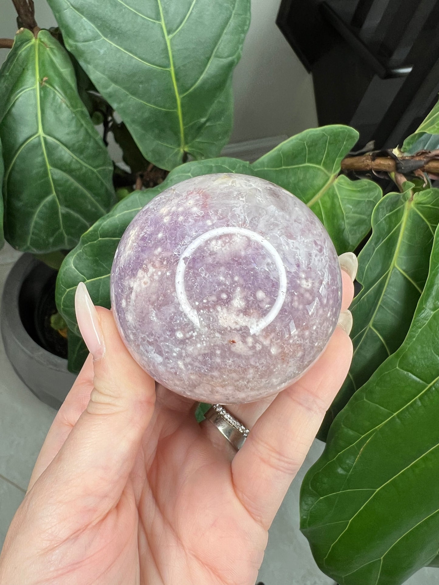 Lilac Pink Amethyst Sphere