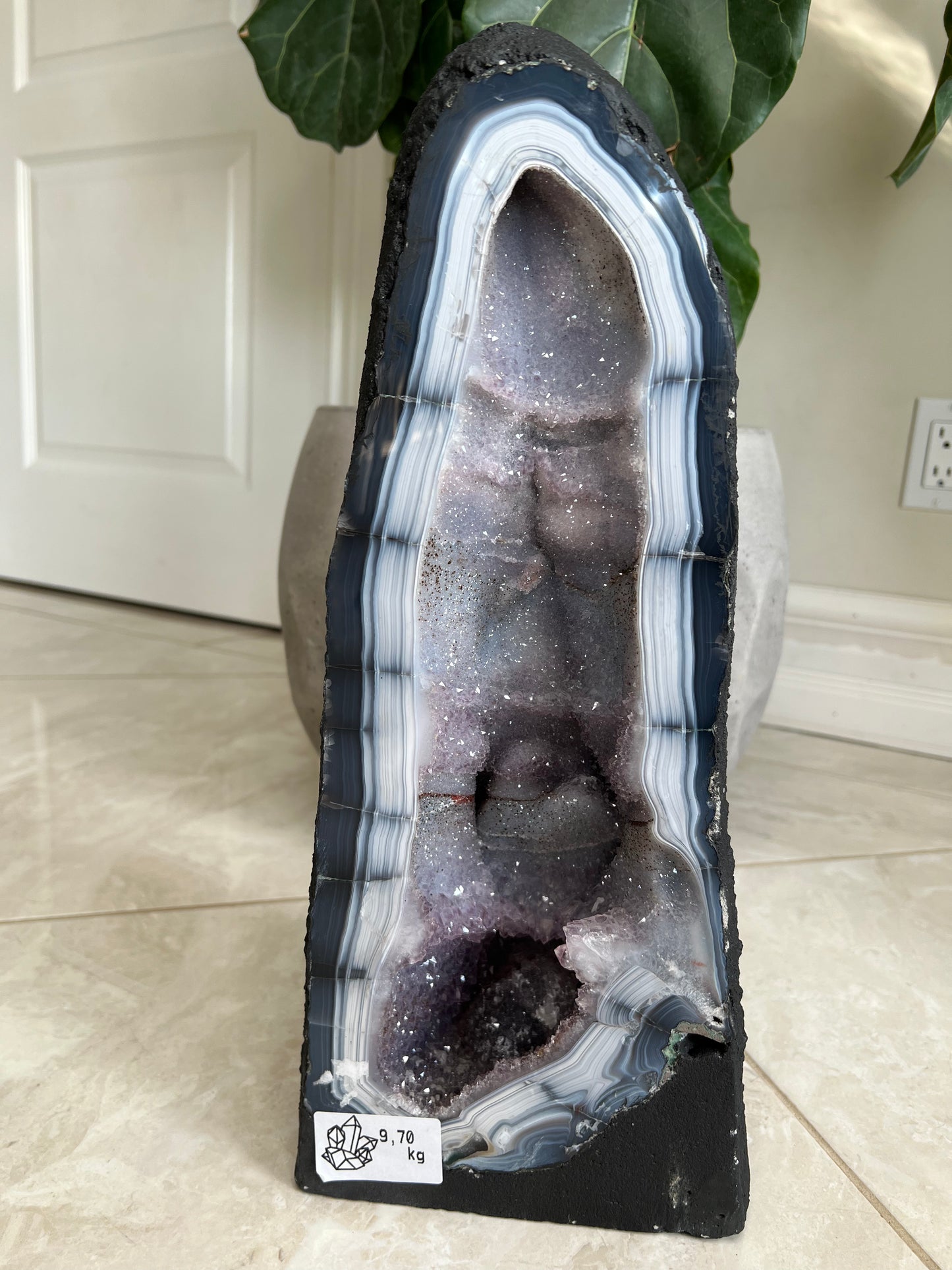 Agate X Amethyst Geode Cathedral