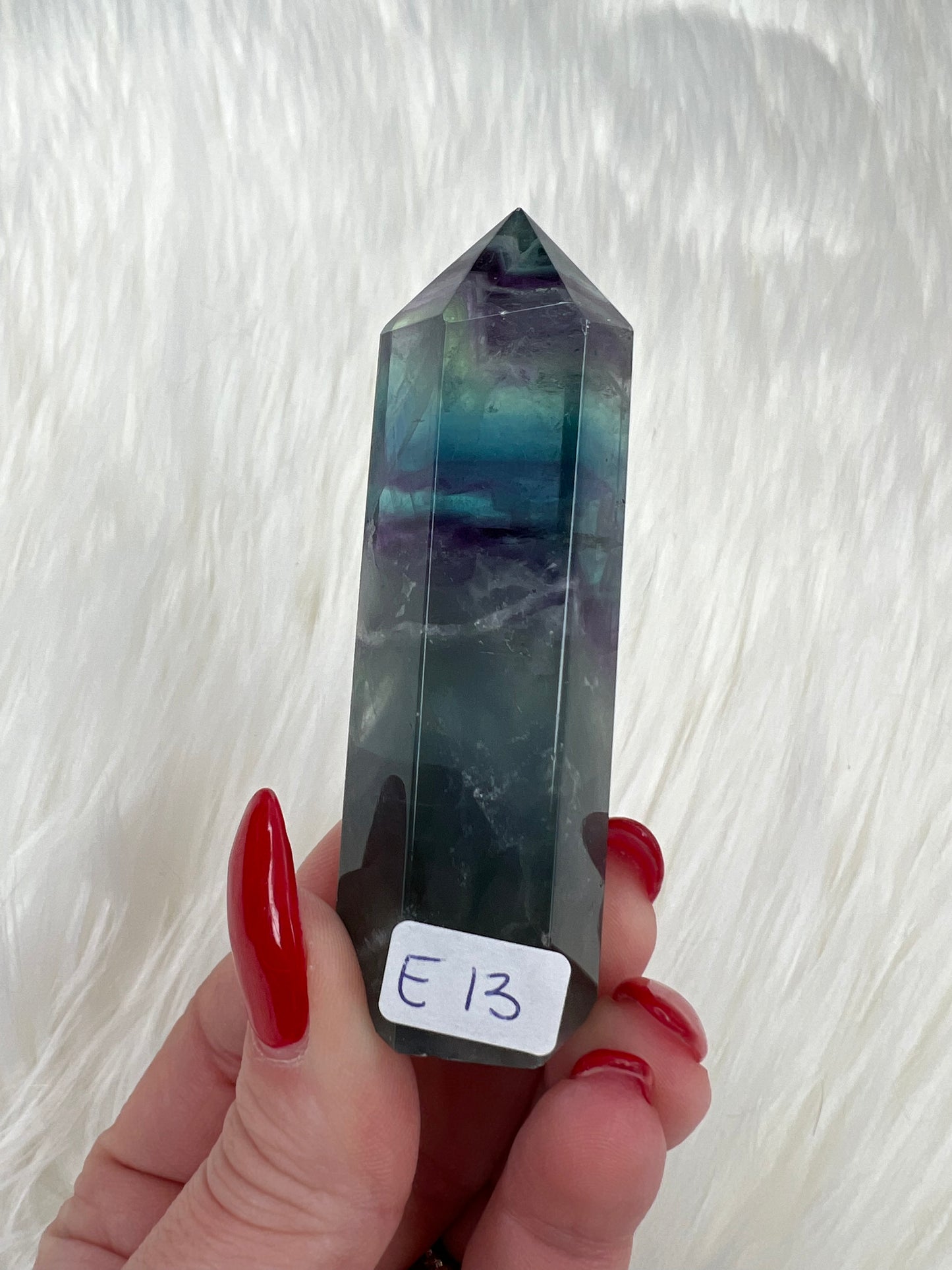 Rainbow Fluorite Towers (small)